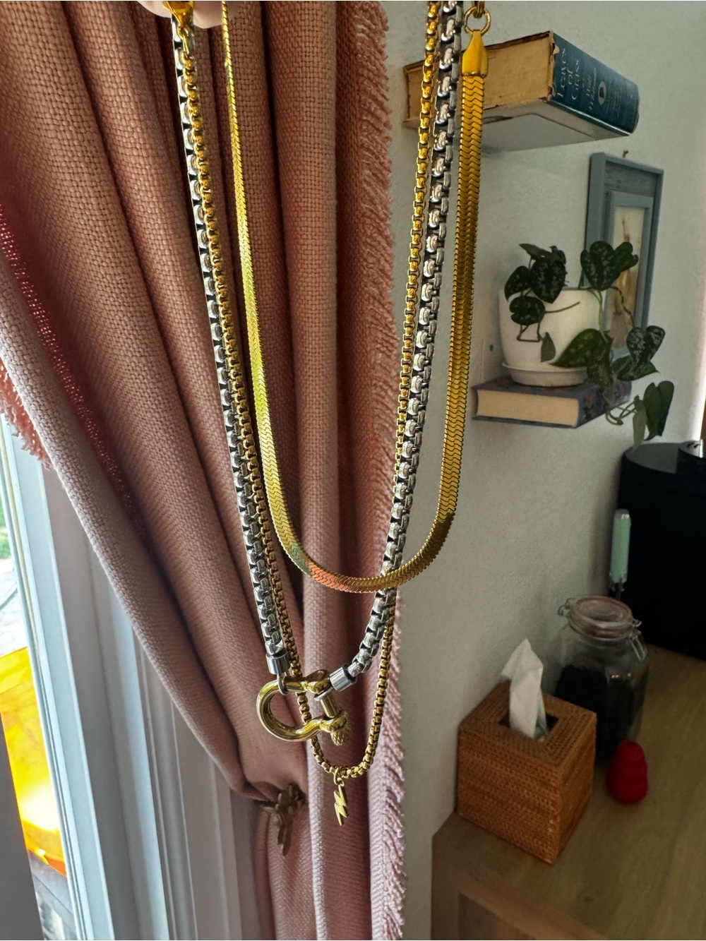 Artizan Joyeria- THE HERRADURA & THE SNAKE LAYERED NECKLACE SET - Picture 4 of 6